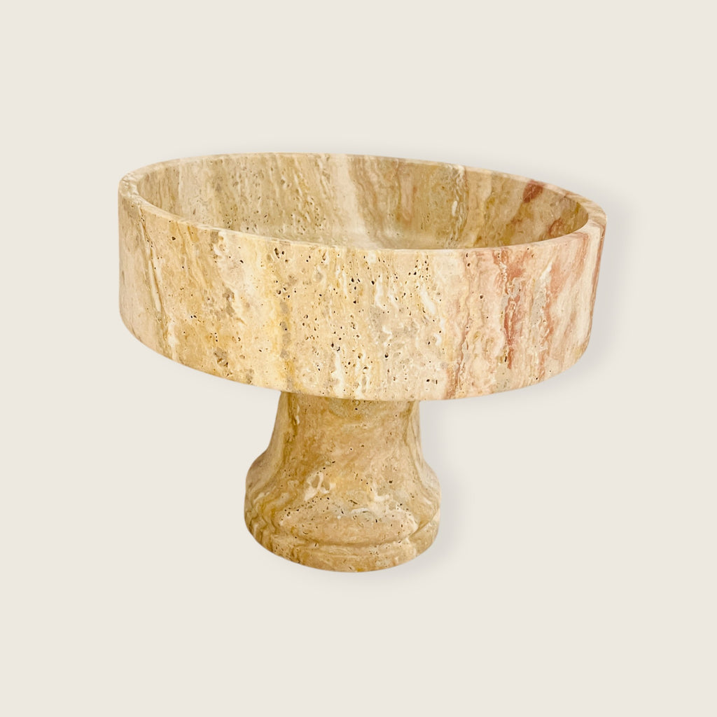 Travertine Cake Stand