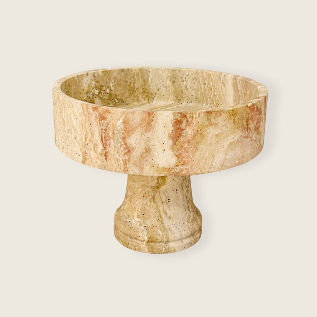 Travertine Cake Stand