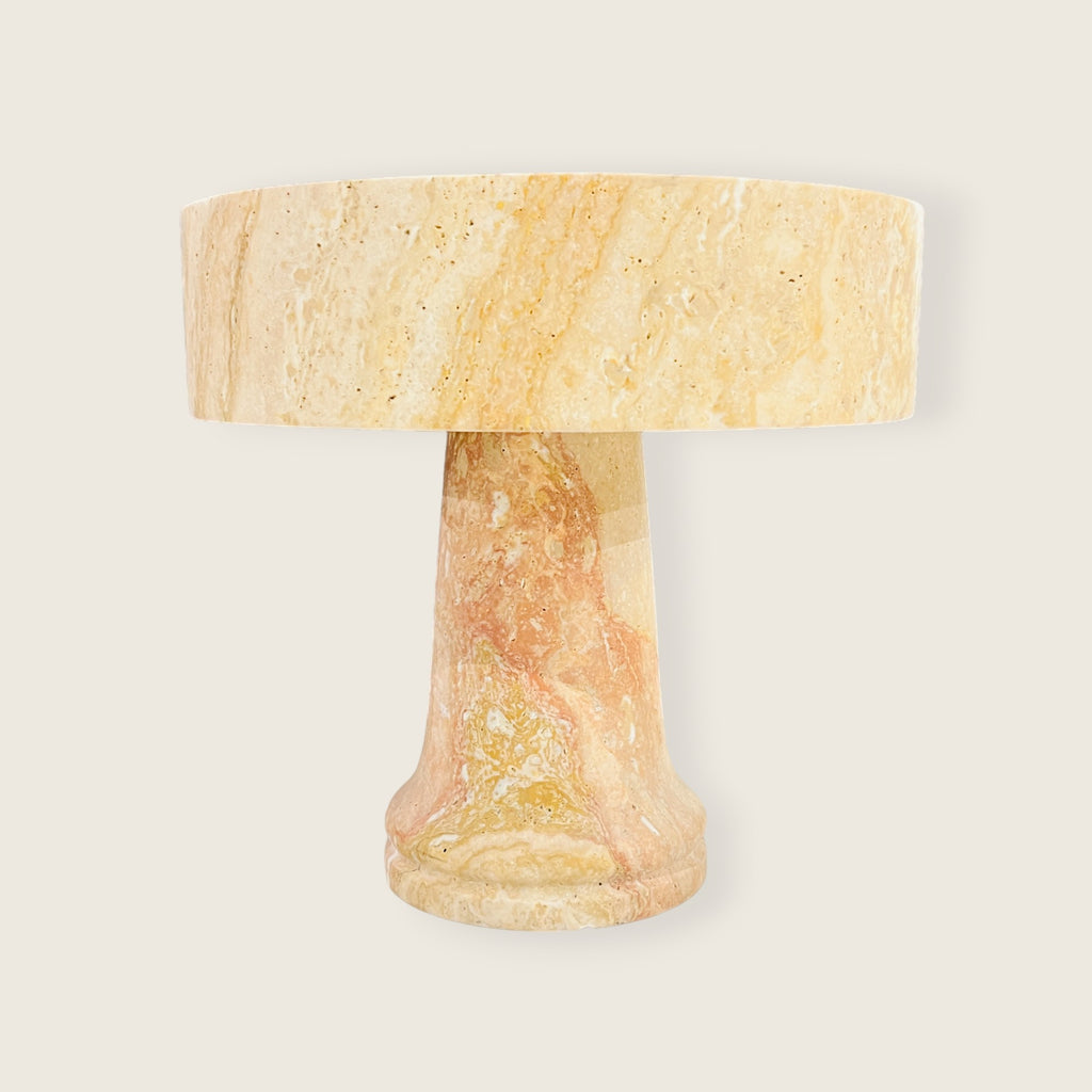 Travertine Cake Stand