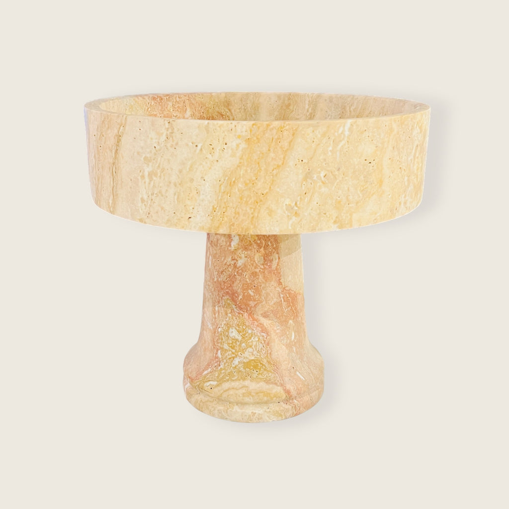 Travertine Cake Stand