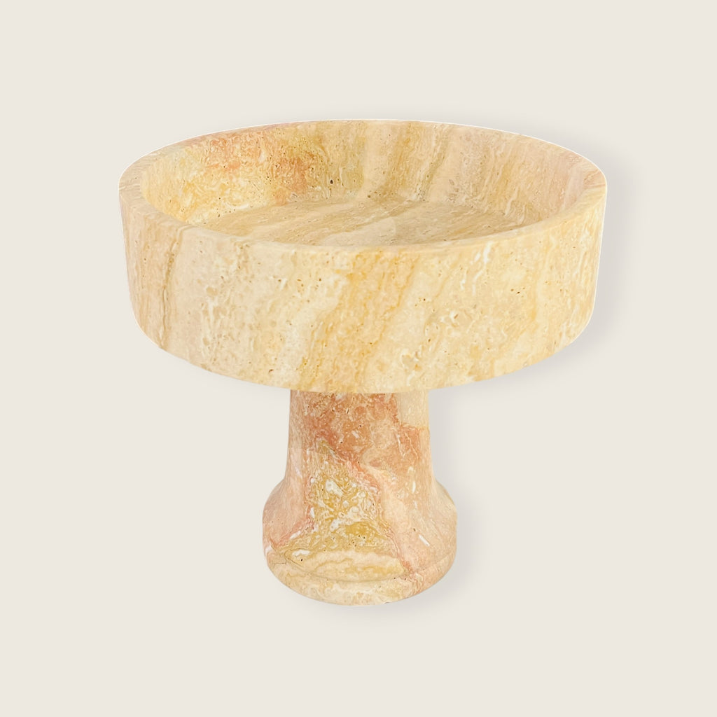 Travertine Cake Stand