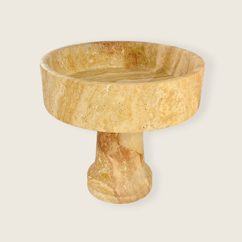 Travertine Cake Stand