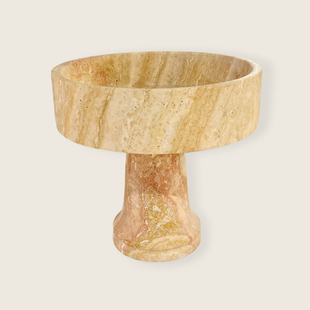 Travertine Cake Stand