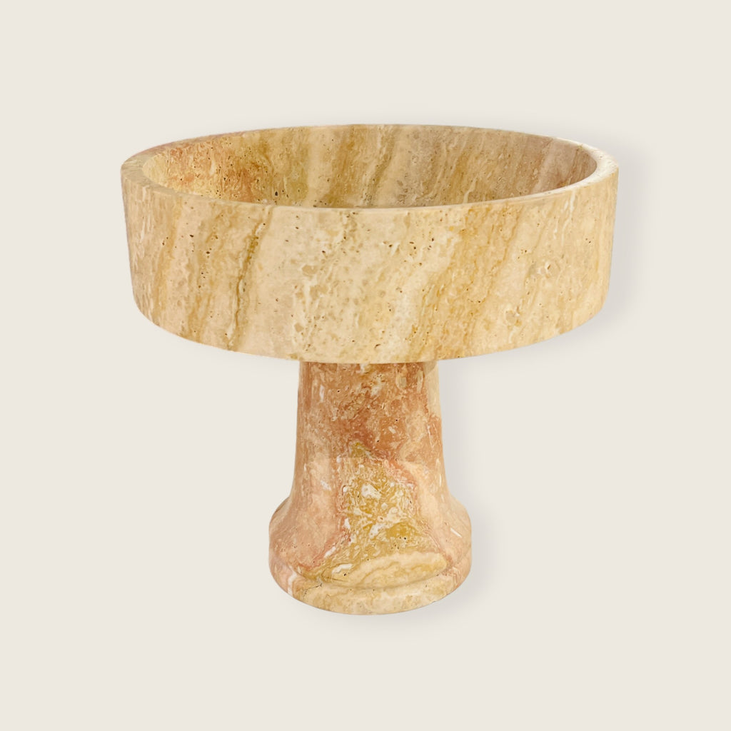 Travertine Cake Stand