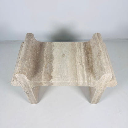 Sable Sculpt Bench - Travertine