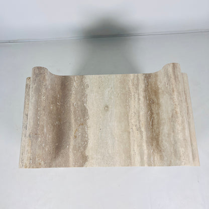 Sable Sculpt Bench - Travertine