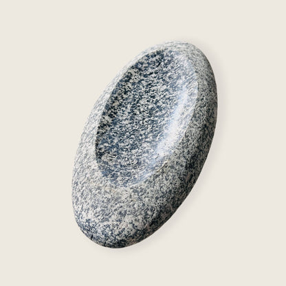 Black Dotted Soap Dish - Riverstone