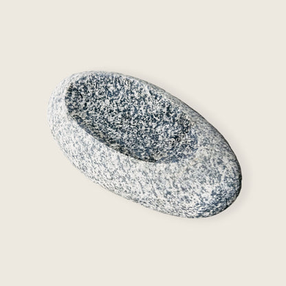 Black Dotted Soap Dish - Riverstone