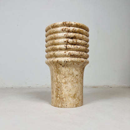 Echo Vase - Travertine