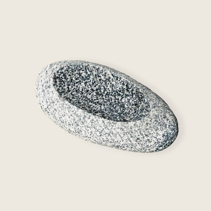 Black Dotted Soap Dish - Riverstone