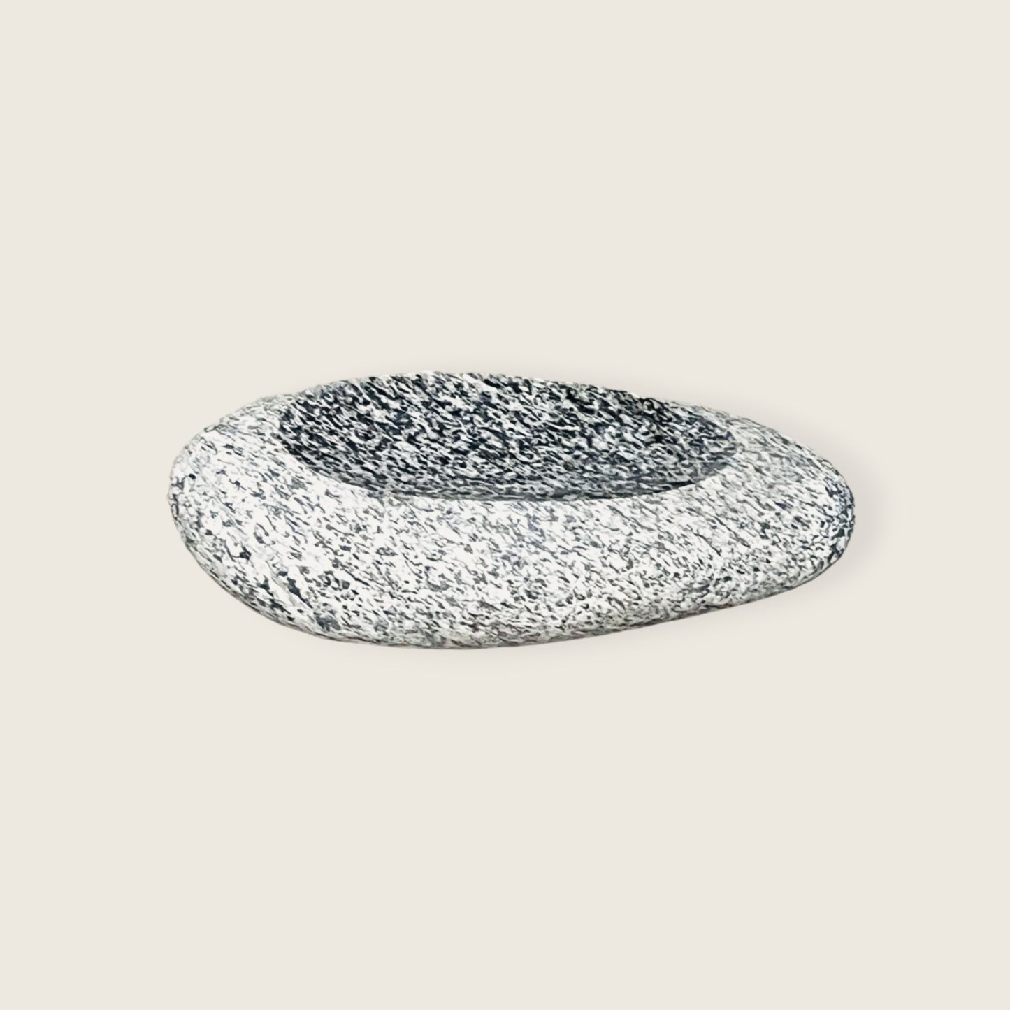 Black Dotted Soap Dish - Riverstone