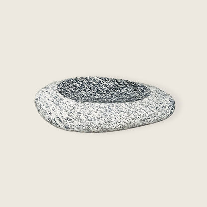 Black Dotted Soap Dish - Riverstone