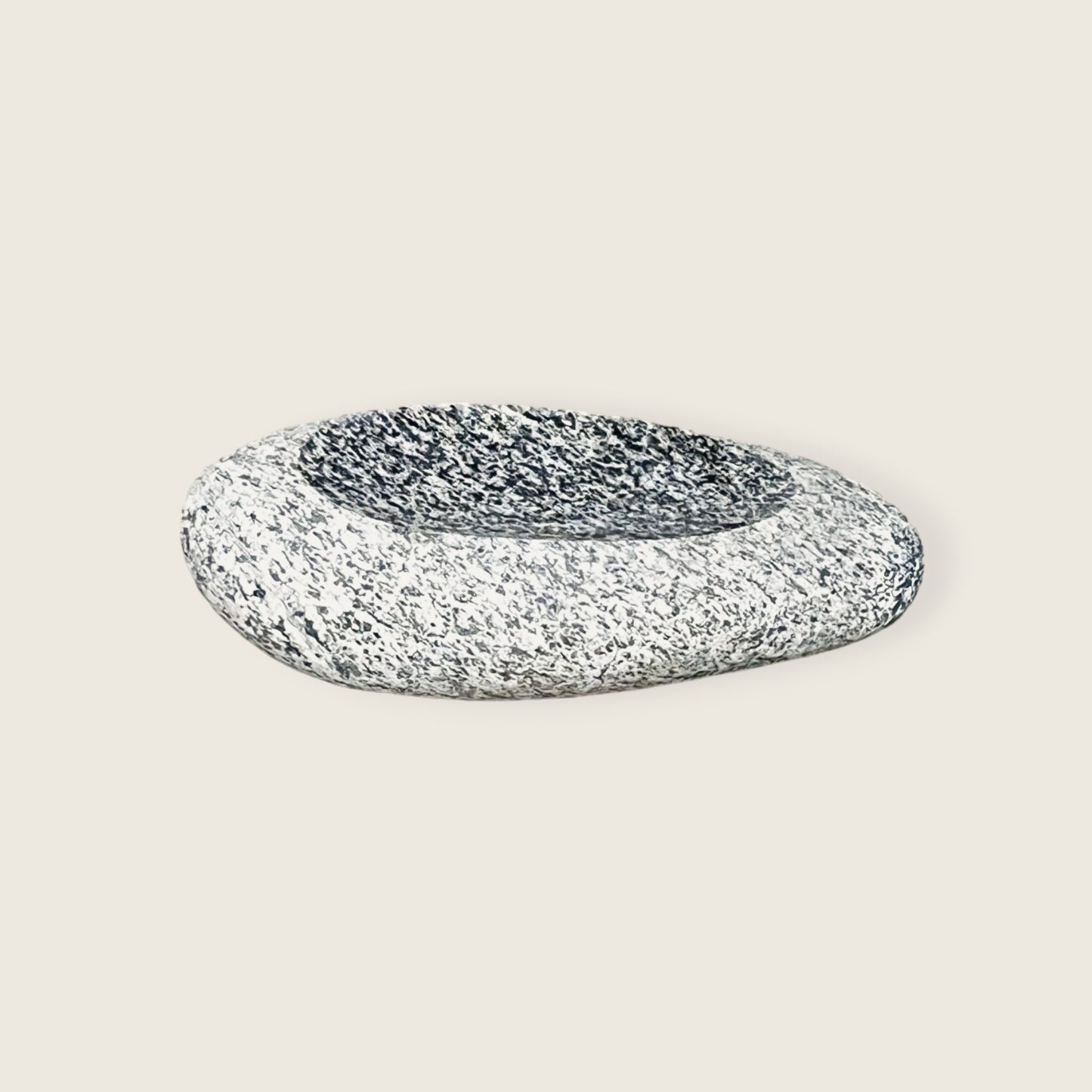 Black Dotted Soap Dish - Riverstone