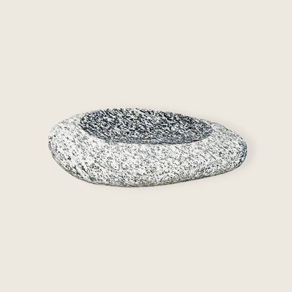Black Dotted Soap Dish - Riverstone