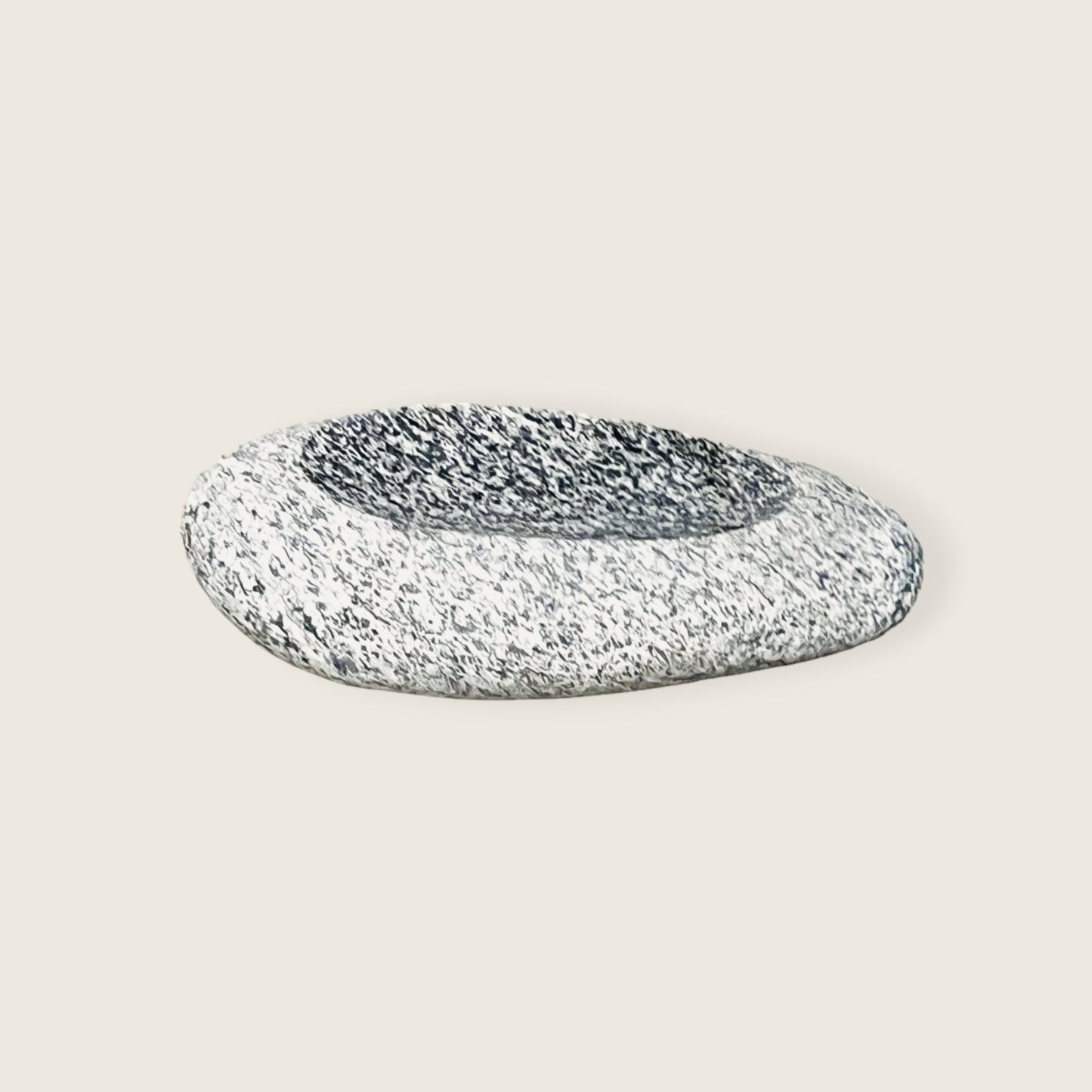 Black Dotted Soap Dish - Riverstone