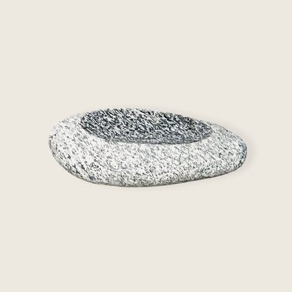 Black Dotted Soap Dish - Riverstone