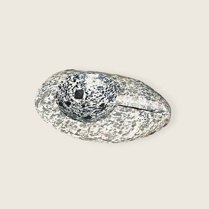 Grain Spotted Ash Tray - River Stone