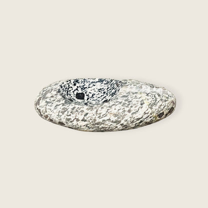 Grain Spotted Ash Tray - River Stone
