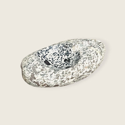 Grain Spotted Ash Tray - River Stone