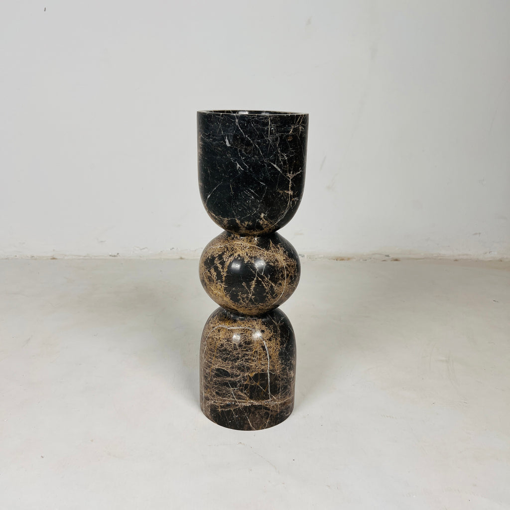 Obsidian Cup Candle Stand