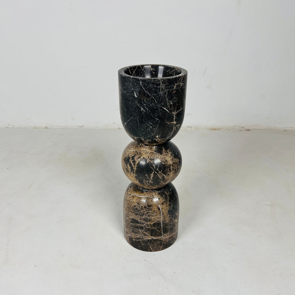 Obsidian Cup Candle Stand