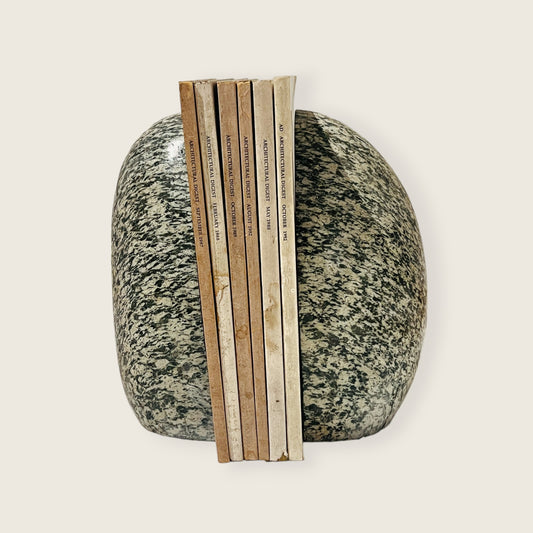 Streaked Riverstone Bookend Pair