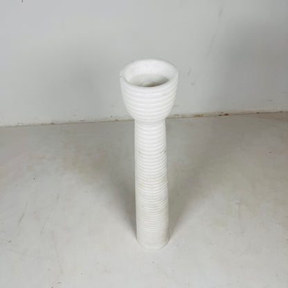 Striated Cup-Top Candle Stand - Large