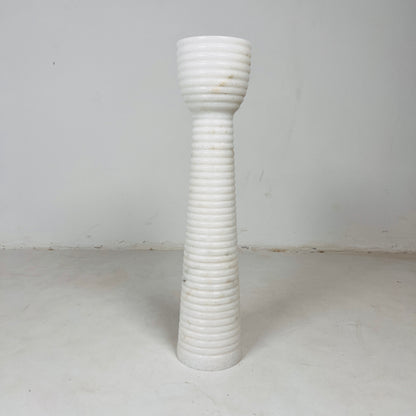 Striated Cup-Top Candle Stand - Medium
