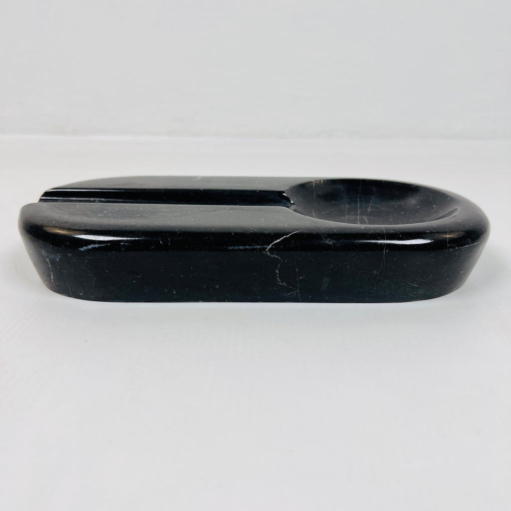 Marble Deep Black Ash Tray