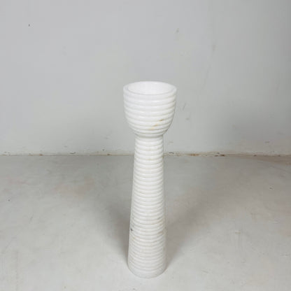 Striated Cup-Top Candle Stand - Medium