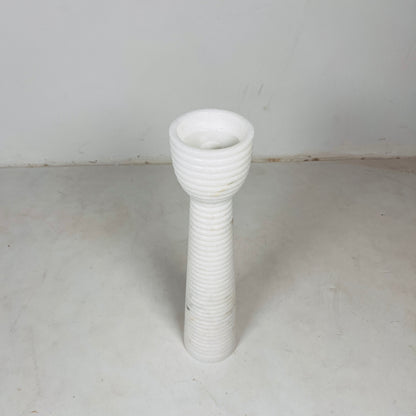 Striated Cup-Top Candle Stand - Medium