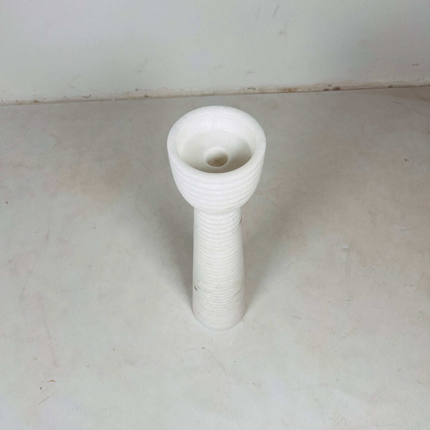 Striated Cup-Top Candle Stand - Medium