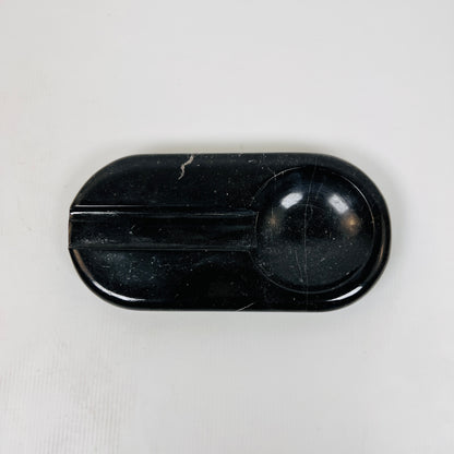 Oval Marble Ash Tray - Black