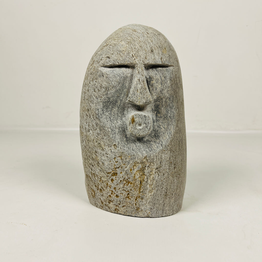 Sculpted Face Decor Object