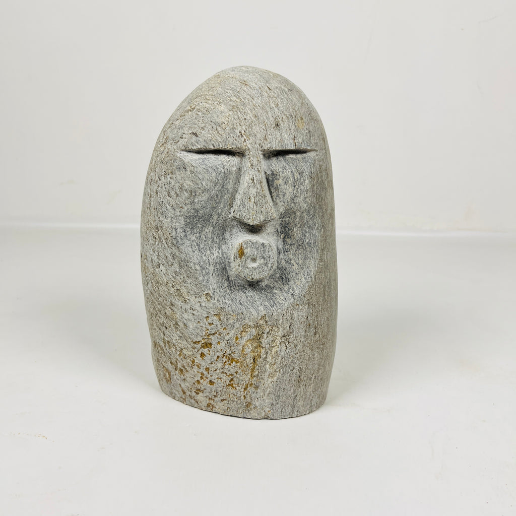 Sculpted Face Decor Object