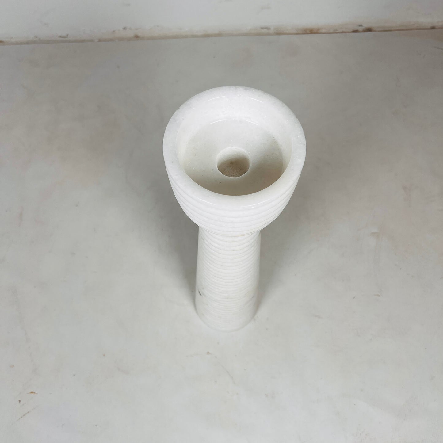 Striated Cup-Top Candle Stand - Medium