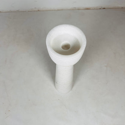 Striated Cup-Top Candle Stand - Medium