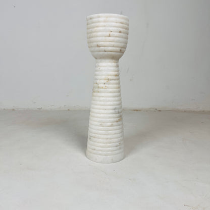 Striated Cup-Top Candle Stand - Small