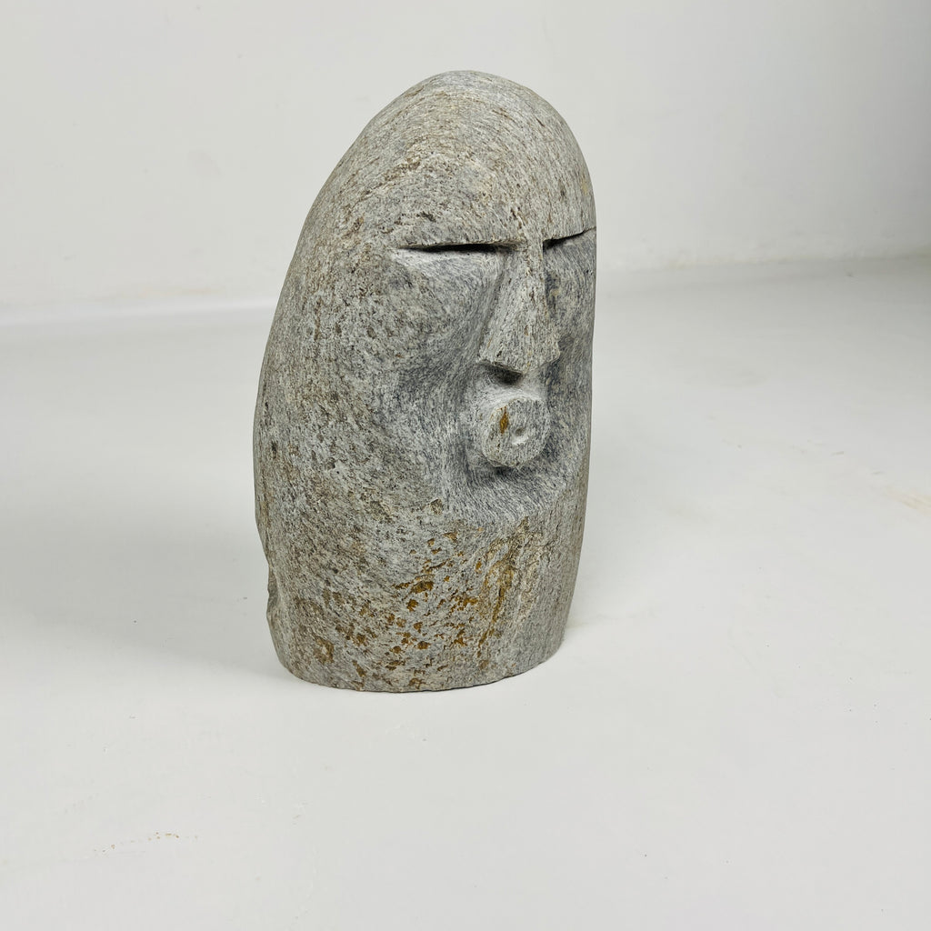 Sculpted Face Decor Object