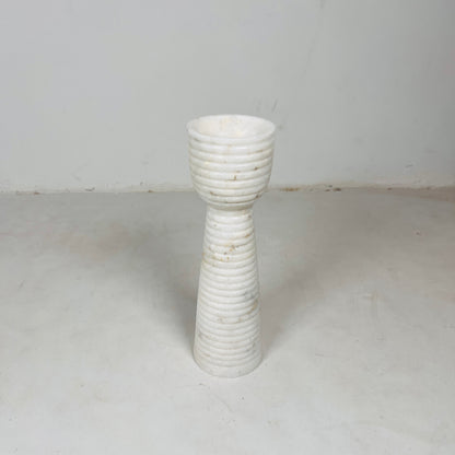 Striated Cup-Top Candle Stand - Small