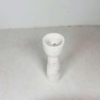 Striated Cup-Top Candle Stand - Small