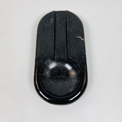 Oval Marble Ash Tray - Black