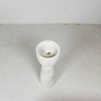 Striated Cup-Top Candle Stand - Small