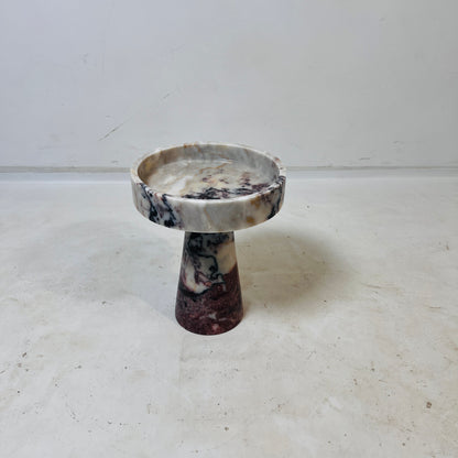 Aeva Cake Stand - Red & White