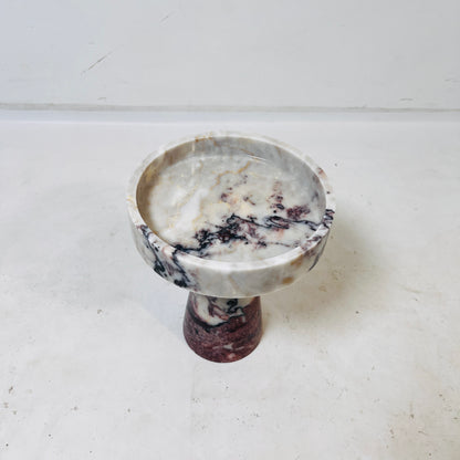 Aeva Cake Stand - Red & White