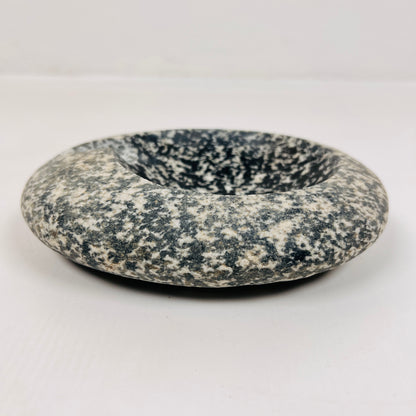Black Splashed Ash Tray - Riverstone