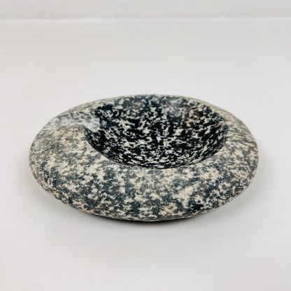Black Splashed Ash Tray - Riverstone