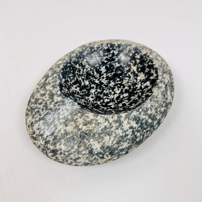 Black Splashed Ash Tray - Riverstone