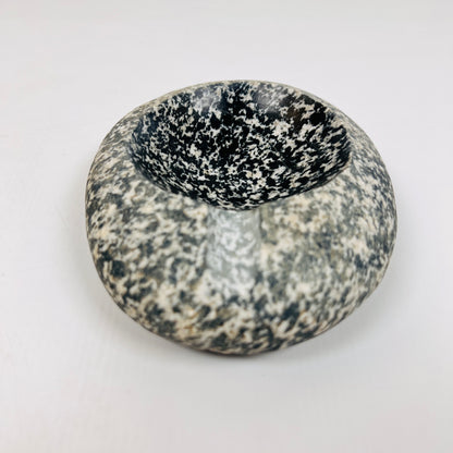 Black Splashed Ash Tray - Riverstone