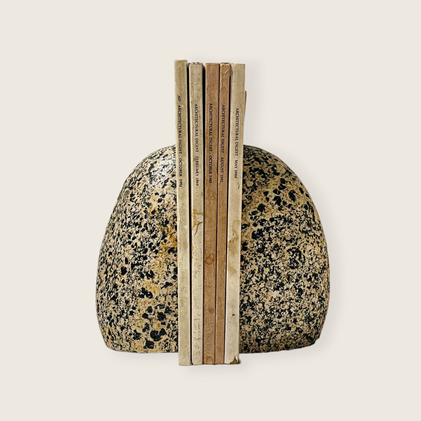 Dotted Bookend Pair - Brown